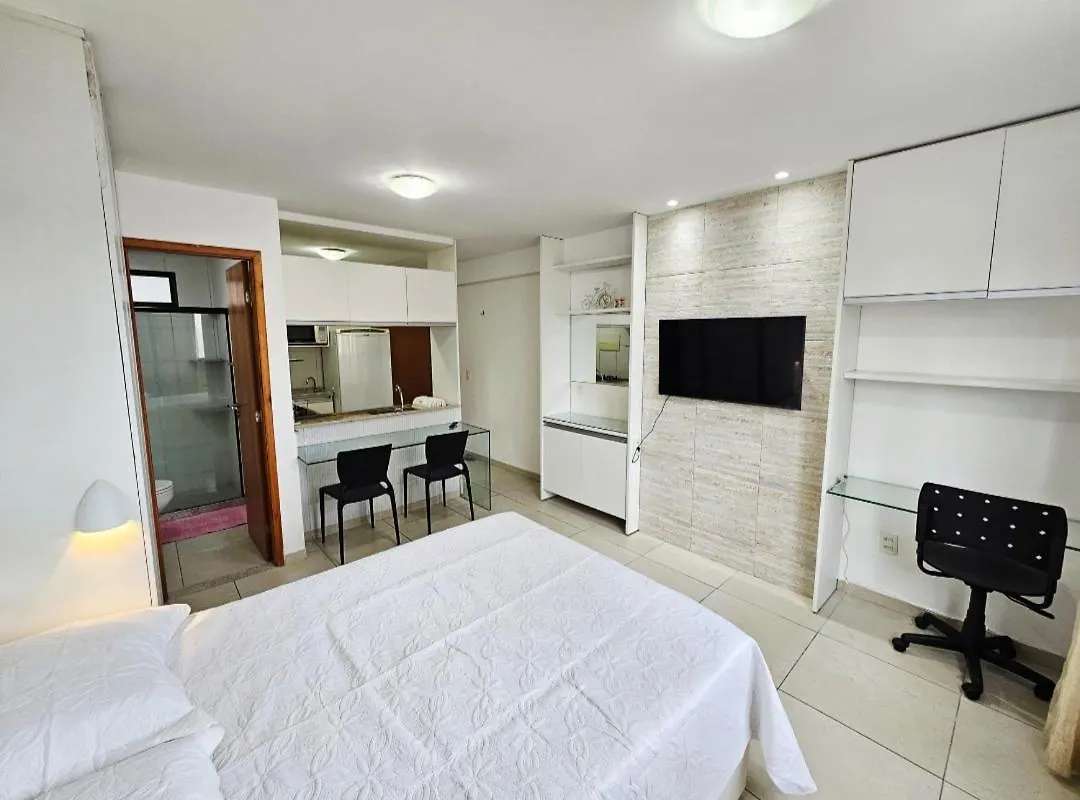 Flat a 350 metros do Shopping Daire Recife Brezilya